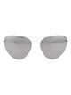 Mykita E13 White Dark Grey Solid Metal Sunglasses
