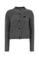 Miu Miu Grey Cashmere Cardigan
