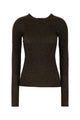 Miu Miu Sweater With Round Neck In Lamé