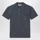 Miu Miu Slate Grey Cashmere Polo Shirt