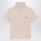 Miu Miu Sandy Colored Turtleneck Sweater In Cashmere