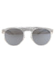 Mykita Silver White Pine Brown Flash Metal Sunglasses