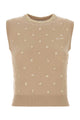 Miu Miu Sand Cashmere Vest