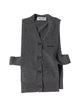 Miu Miu V-Neck Logo Vest