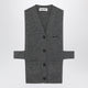 Miu Miu Slate Grey Cashmere Vest Cardigan
