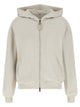 Brunello Cucinelli 'Shiny Zipper Pull' Hoodie