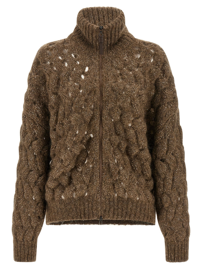 Brunello Cucinelli 'Dazzling Waves' Cardigan