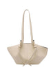 Yuzefi Angora White Leather Bag