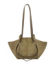 Yuzefi Yuzefi Fennel Suede Mochi Shoulder Bag