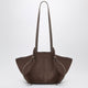 Yuzefi Mochi Bag In Nutmeg Suede Leather