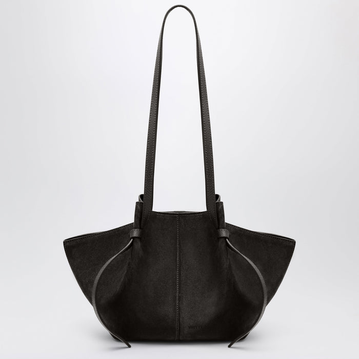 Yuzefi Mochi Bag In Ganache Suede Leather