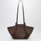 Yuzefi Mochi Bag In Nutmeg Suede Leather