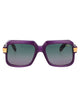 Cazal Violet Acetate Sunglasses