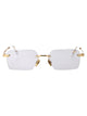Cazal Gold Titanium Sunglasses