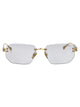 Cazal Gold Titanium Sunglasses