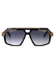 Cazal Black Plastic Sunglasses