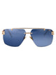 Cazal Gold Metal Sunglasses
