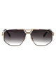 Cazal Black Metal Sunglasses