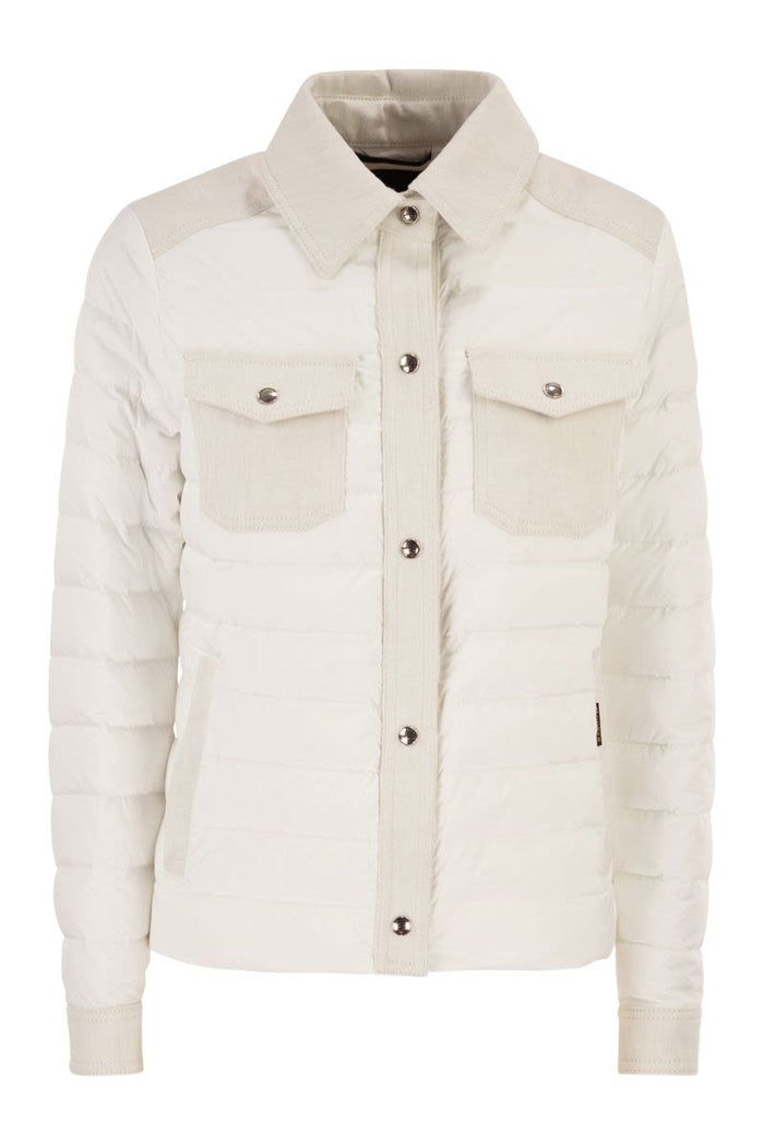 Moorer Esra-24X - Short Shirt-Style Down Jacket