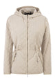 Moorer Quilted Hooded Jacket With Adjustable Waist