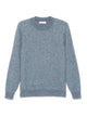 Brunello Cucinelli Blue Alpaca Polyamide Wool Silk Cotton Viscose Sweater