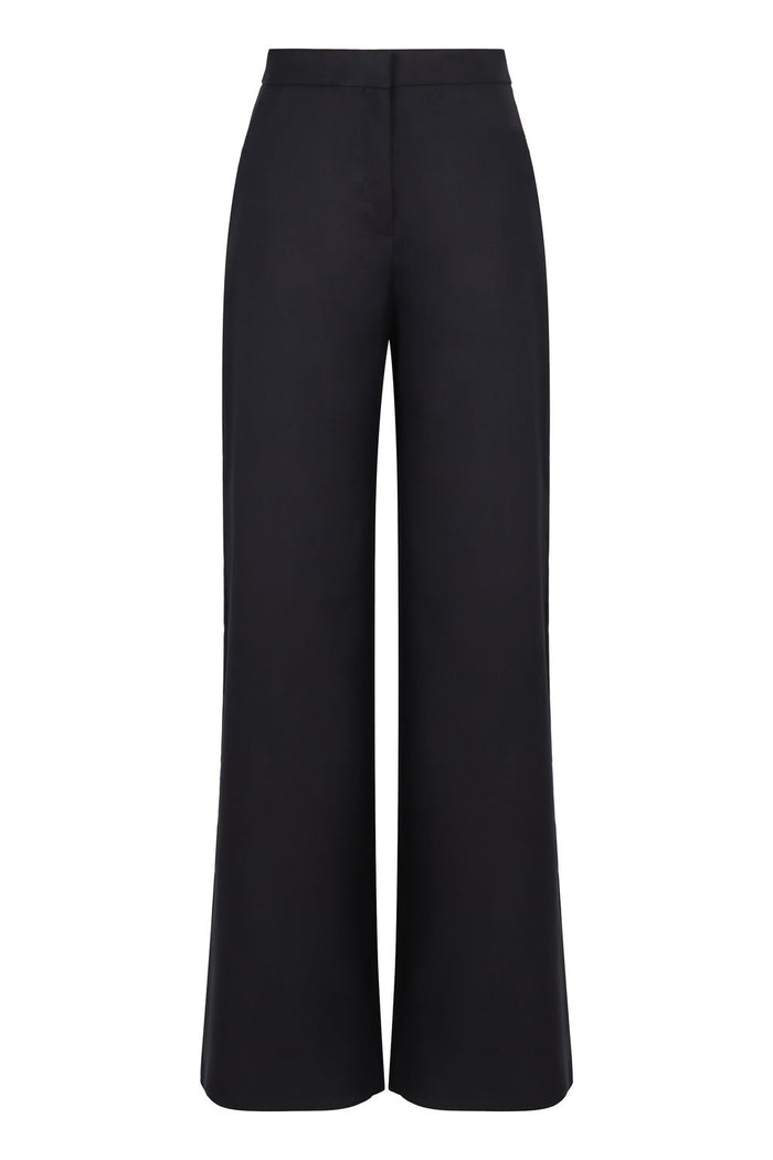 Max Mara Studio Mozart High-Rise Cotton Trousers
