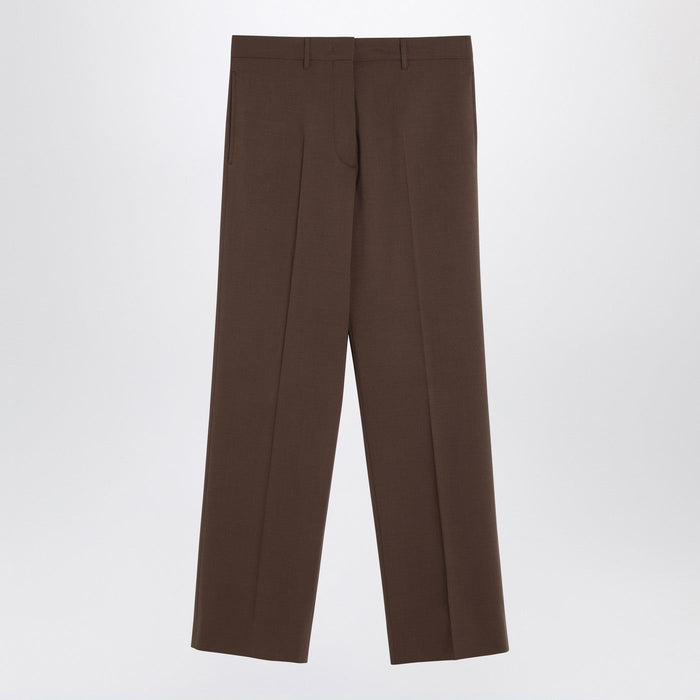 Miu Miu Brown Wool Trousers