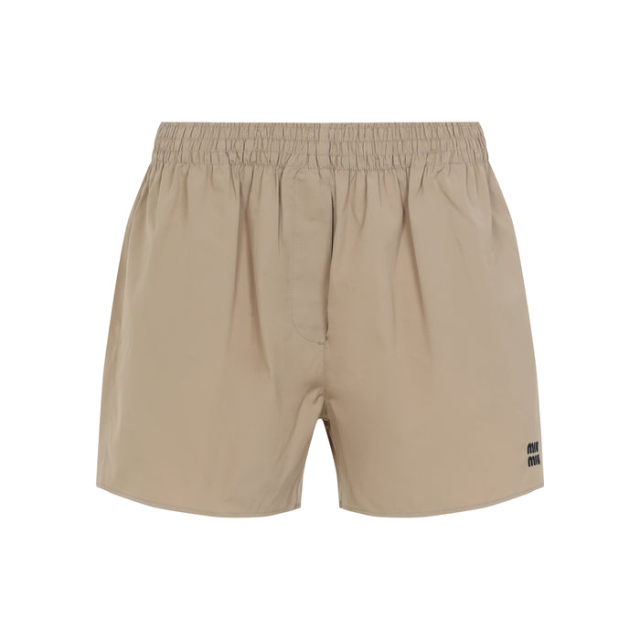 Miu Miu Cotton Shorts