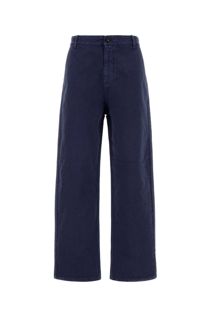 Miu Miu Blue Gabardine Pant