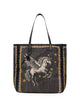 Etro Nylon Calf Leather Shopping Bag