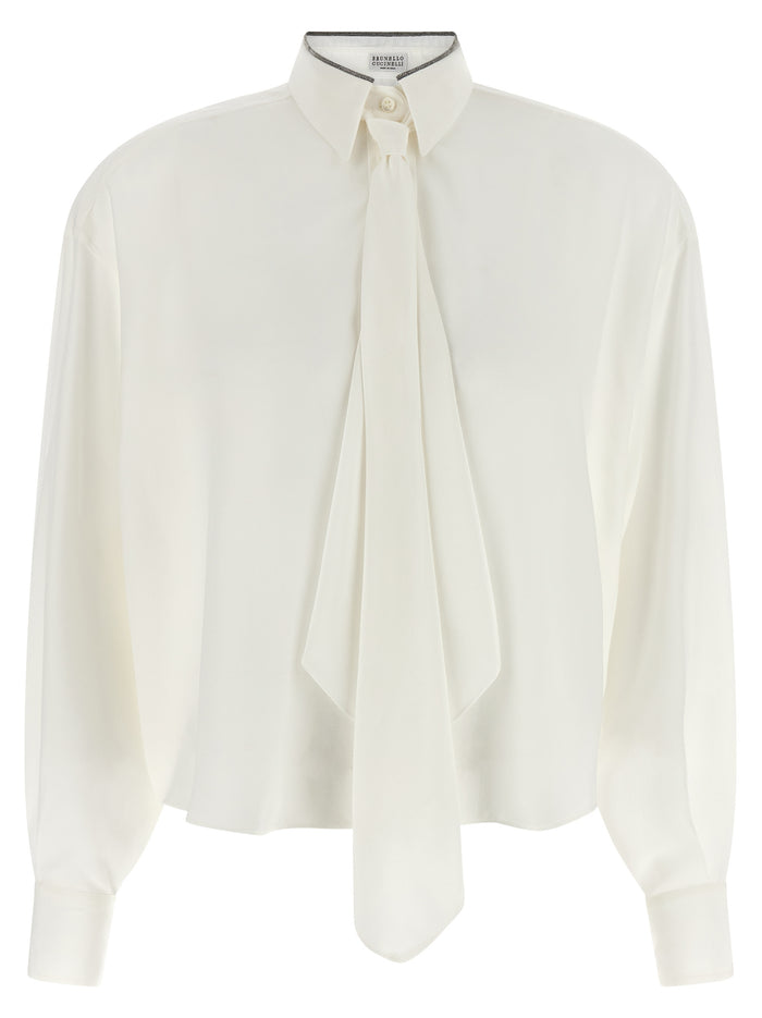 Brunello Cucinelli 'Shiny Collar' Shirt