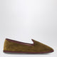 Vibi Venezia Friulane In Olive Green Velvet