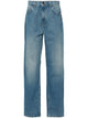 Casablanca Printed And Embroidered Denim Jeans