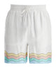 Casablanca Silk Shorts With Drawstrings