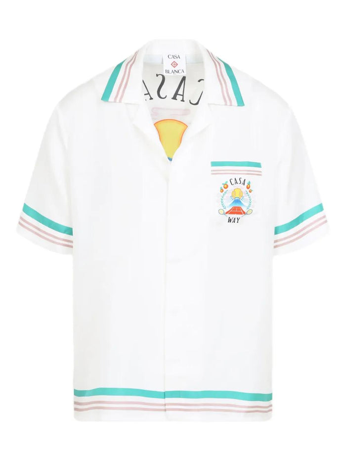 Casablanca Cuban Collar Shirt Ss