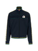 Casablanca Logo-Patch Mesh-Panel Track Jacket
