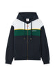 Casablanca Colour-Block Zip-Up Hoodie