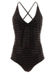 Brunello Cucinelli 'Dazzling Stripes' One-Piece Swimsuit