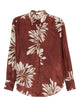 Brunello Cucinelli Silk Shirt With Floral Print