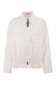 Brunello Cucinelli Cotton Canvas Outerwear With Shiny Zip Pull