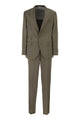 Brunello Cucinelli Silk And Linen Tailored Suit With Single-Breasted Jacket