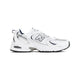 New Balance White Black 530 Leather Sneakers