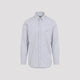 Etro Light Blue Roma Logo Cotton Shirt