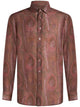 Etro 3-Fabrics Formal Shirt