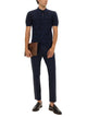 Etro Blue Cotton Wool Polo Shirts