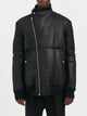 Rick Owens Sheepskin Bomber Jacket - Hollywood Flight Black