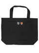 Maison Kitsuné "Double Fox Head" Large Handbag