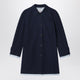 Miu Miu Blue Cotton Overcoat