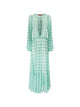 Missoni Long Ml Dress With Green Leaves