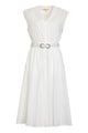 Michael Michael Kors Belted Cotton Dress
